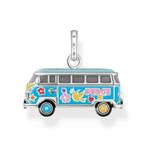 Thomas Sabo Anhänger-Anhänger Original Volkswagen Hippie Bus Silber - PE979-664-7