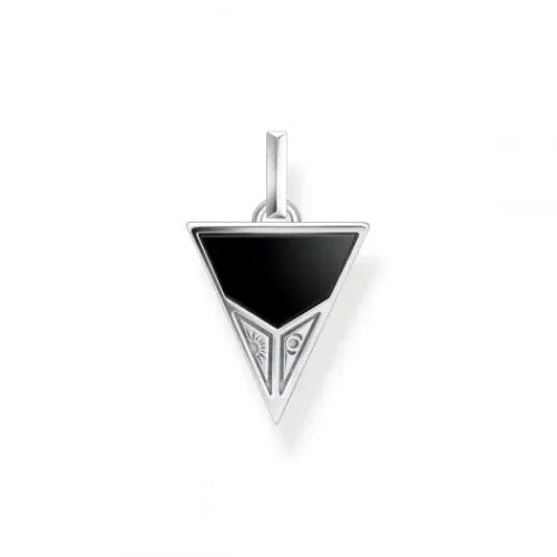 Thomas Sabo Anhänger-Anhänger Pyramide mit Schwarzem Onyx und Tigerauge Silber - PE952-507-7