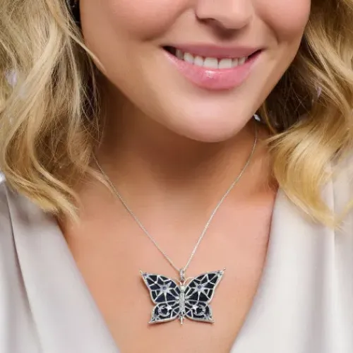Thomas Sabo Anhänger-Anhänger Schmetterling Stern & Mond Silber - PE925-945-7