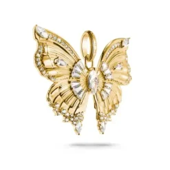 Thomas Sabo Anhänger-Anhänger Schmetterling Butterfly Paradise mit Steinen vergoldet - PE984-414-14
