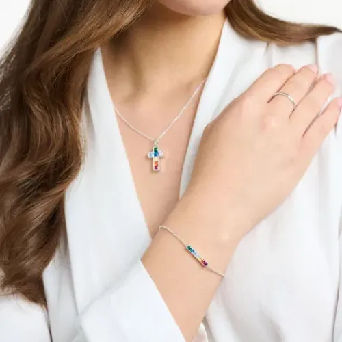 Thomas Sabo Armbänder-Armband Bunte Steine Silber - A2068-477-7-L19V