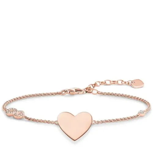 Thomas Sabo (Kette mit) Herz-Armband Herz mit Infinity - A1486-416-14-L19,5V