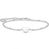 Thomas Sabo (Kette mit) Herz-Armband Herz Mit Kugeln Silber - A1991-001-21-L19V