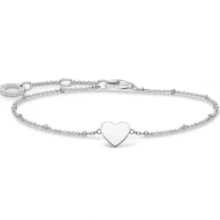 Thomas Sabo (Kette mit) Herz-Armband Herz Mit Kugeln Silber - A1991-001-21-L19V