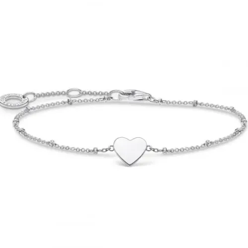 Thomas Sabo (Kette mit) Herz-Armband Herz Mit Kugeln Silber - A1991-001-21-L19V