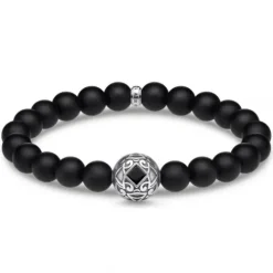 Thomas Sabo Armbänder-Armband Ornament Schwarz - A1941-507-11