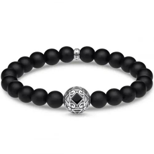 Thomas Sabo Armbänder-Armband Ornament Schwarz - A1941-507-11