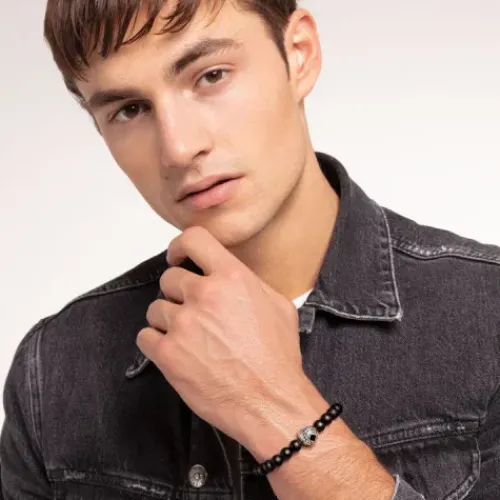 Thomas Sabo Armbänder-Armband Ornament Schwarz - A1941-507-11