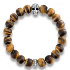 Thomas Sabo Armbänder-Armband Power Totenkopf mit Lilie - A1701-826-2