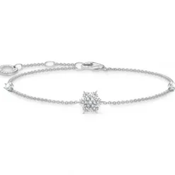 Thomas Sabo Armbänder-Armband Schneeflocke mit Weissen Steinen Silber - A2082-051-14-L19V