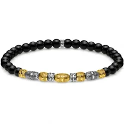 Thomas Sabo Armbänder-Armband Talisman Bicolor Schwarz - A1922-966-11