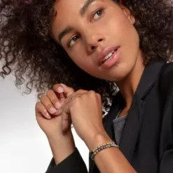 Thomas Sabo Armbänder-Armband Talisman Bicolor Schwarz - A1922-966-11