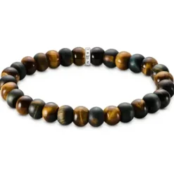 Thomas Sabo Armbänder-Armband Tigerauge Goldbraun und Blaugold - A2196-826-2