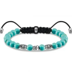 Thomas Sabo Armbänder-Armband Türkis Totenkopf - A1945-504-17-L22V