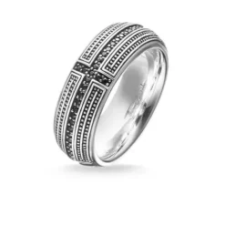 Thomas Sabo Ringe-Bandring Kreuz Pavé - TR1943-051-11
