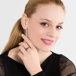 Thomas Sabo Ringe-Bandring Kreuz Pavé - TR1943-051-11