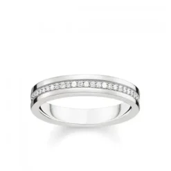 Thomas Sabo Ringe-Bandring mit weissen Steinen - TR2117-051-14