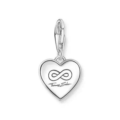 Thomas Sabo (Kette mit) Herz-Charm-Anhänger YOU & ME Silber - 2206-691-7