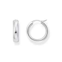 Thomas Sabo Ohrringe-Creolen Chunky Design Silber - CR746-001-21