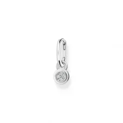 Thomas Sabo Ohrringe-Einzel Creole mit Öse für Charms und Anhänger Silber - CR720-051-21