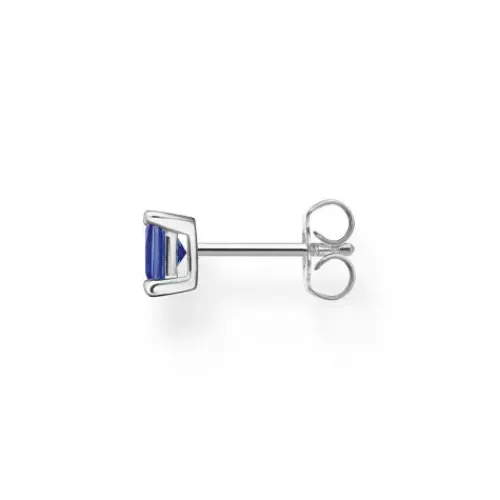 Thomas Sabo Ohrringe-Einzel Ohrstecker mit Blauem Stein - H2233-699-32