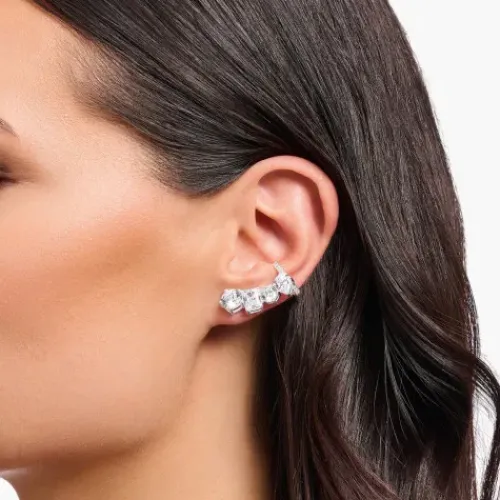 Thomas Sabo Ohrringe-Einzel Ohrstecker mit weissen Steinen Silber - H2279-051-14