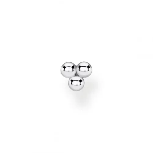 Thomas Sabo Ohrringe-Einzel Ohrstecker Kugeln Silber - H2140-001-21