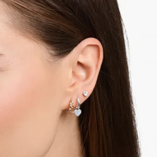 Thomas Sabo Ohrringe-Einzel Ohrstecker Herz Silber - H2234-051-14