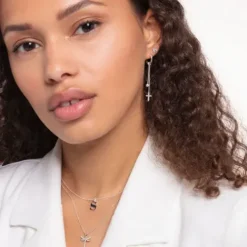 Thomas Sabo Ohrringe-Einzel Ohrstecker Weisser Stein Silber - H2148-051-14