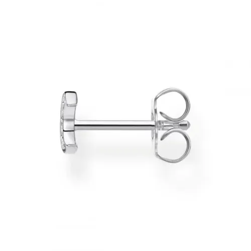 Thomas Sabo Ohrringe-Einzel Ohrstecker Mond Pavé Silber - H2133-051-14