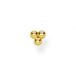 Thomas Sabo Ohrringe-Einzel Ohrstecker Kugeln Gold - H2140-413-39