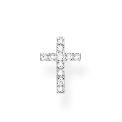 Thomas Sabo Ohrringe-Einzel Ohrstecker Kreuz - H2131-051-14