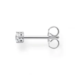 Thomas Sabo Ohrringe-Einzel Ohrstecker Weisser Stein Silber - H2135-051-14