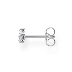 Thomas Sabo Ohrringe-Einzel Ohrstecker Weisse Steine Silber - H2132-051-14