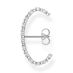 Thomas Sabo Ohrringe-Einzel Ohrstecker Weisse Steine Silber - H2155-051-14