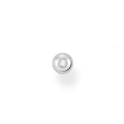 Thomas Sabo Ohrringe-Einzel Ohrstecker Weisser Stein Silber - H2130-051-14