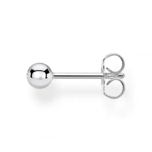 Thomas Sabo Ohrringe-Einzel Ohrstecker Weisser Stein Silber - H2130-051-14