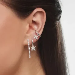 Thomas Sabo Ohrringe-Einzel Schmetterling Ohrstecker - H2195-051-14