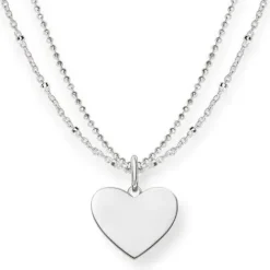 Thomas Sabo (Kette mit) Herz-Halskette - LBKE0004-001-12-L45V