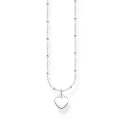 Thomas Sabo (Kette mit) Herz-Halskette mit Herz Anhänger Silber - KE2287-001-21-L45v
