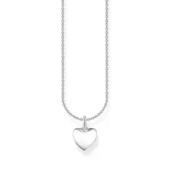 Thomas Sabo (Kette mit) Herz-Halskette mit Herz Anhänger Silber - KE2234-001-21-L45V