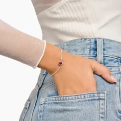Thomas Sabo (Kette mit) Herz-Herz Armband Romance Silber - A2188-013-10-L19V