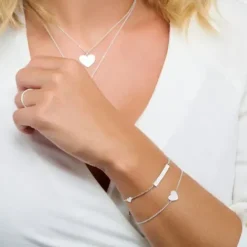 Thomas Sabo (Kette mit) Herz-Herz Armband Silber - A2044-001-21-L19V