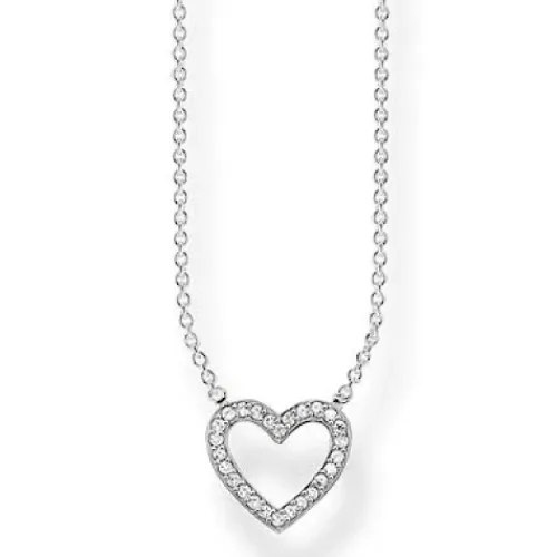 Thomas Sabo (Kette mit) Herz-Herz Halskette - SCKE150166