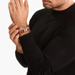 Thomas Sabo Armbänder-Lederarmband in Braun Silber - A2149-682-2