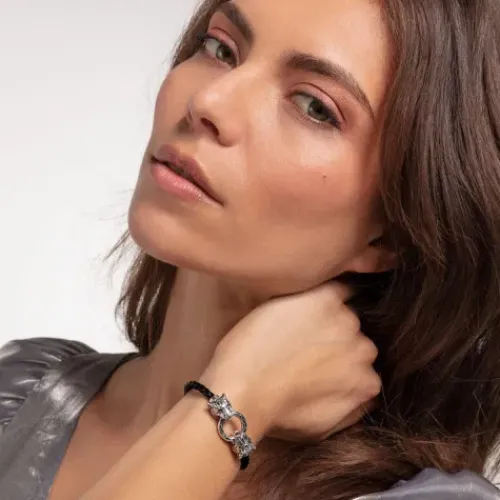 Thomas Sabo Armbänder-Lederarmband Tiger - A1938-805-11