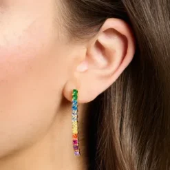 Thomas Sabo Ohrringe-Ohrringe Bunte Steine Gold - H2249-996-7