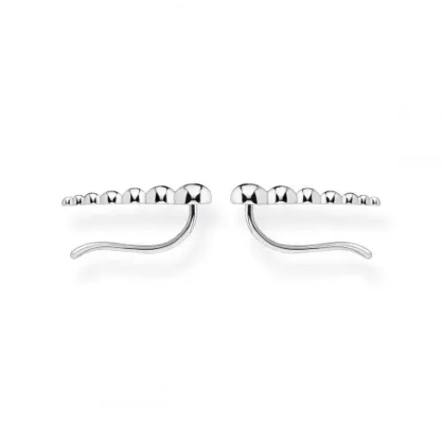 Thomas Sabo Ohrringe-Ohrringe Ear Climber Kugeln Silber - H2156-001-21
