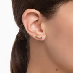 Thomas Sabo Ohrringe-Ohrringe Ear Climber Farbige Steine - H2158-488-7