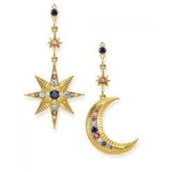 Thomas Sabo Ohrringe-Ohrringe Royalty Star & Moon - H2025-959-7